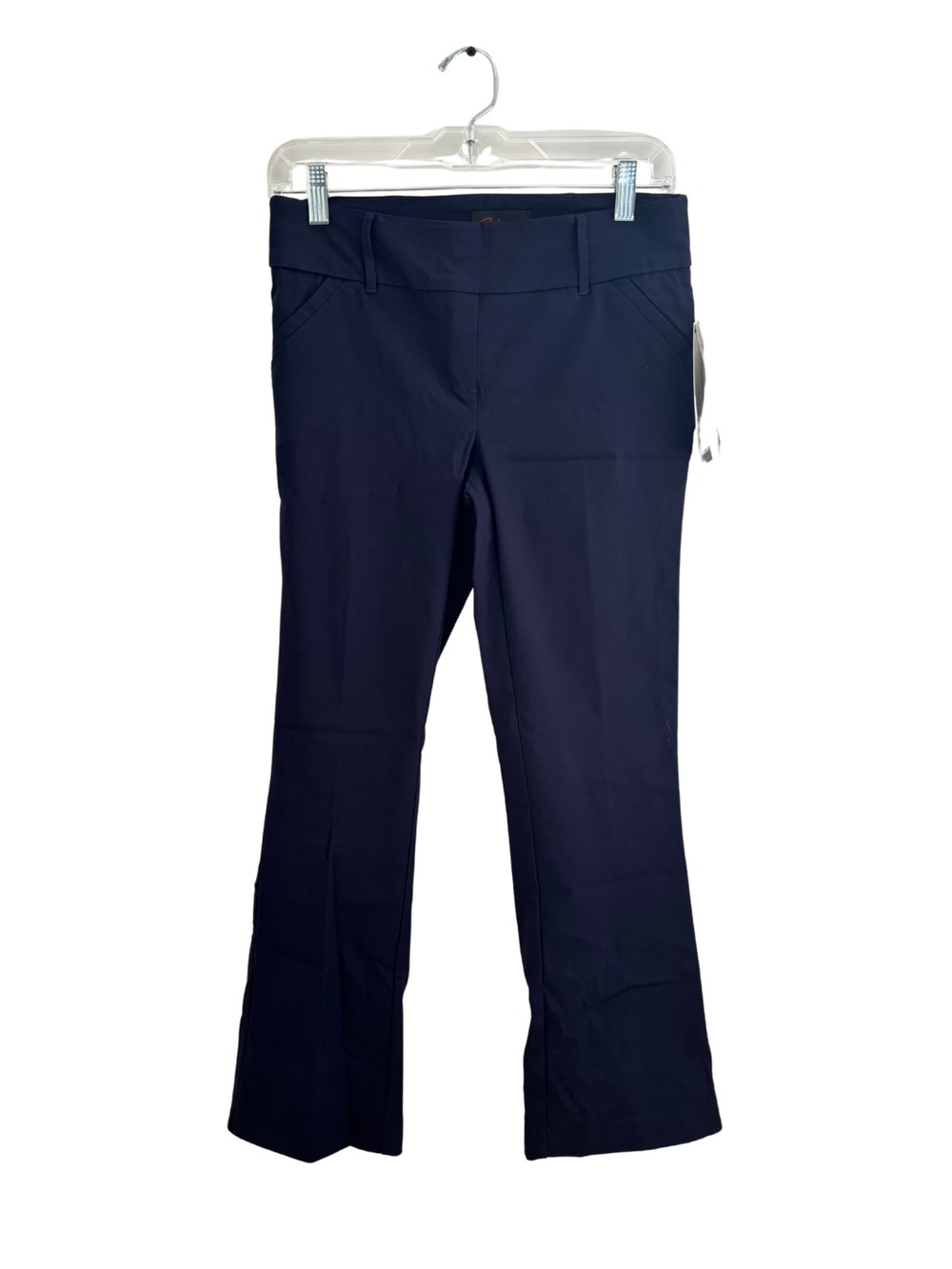 Rekucci Women's Ease into Comfort Navy Classic Boot Cut Pant with tummy control